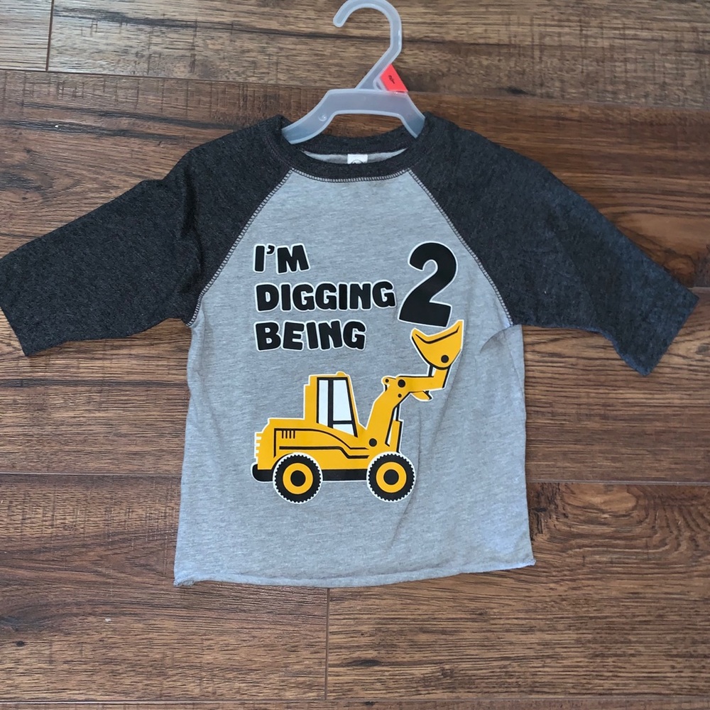 Second birthday toddler shirt